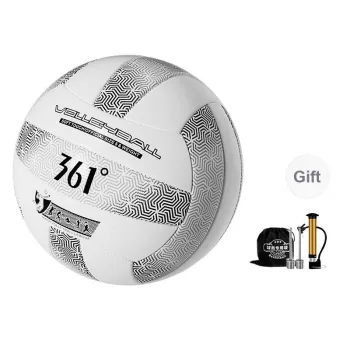 361° PVC Size 5 Volleyball Unisex Black White