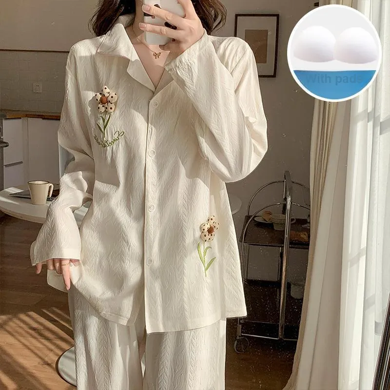 Sleeping Beauty Pajama Set Women's Apricot-5