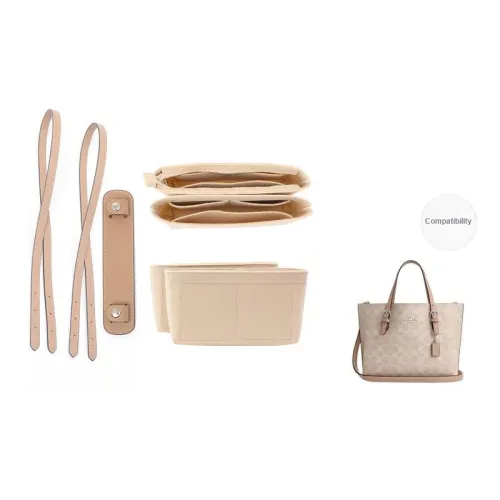 Gloya Imported Microfiber Bag Accessory Combo Set Women's Multicolor