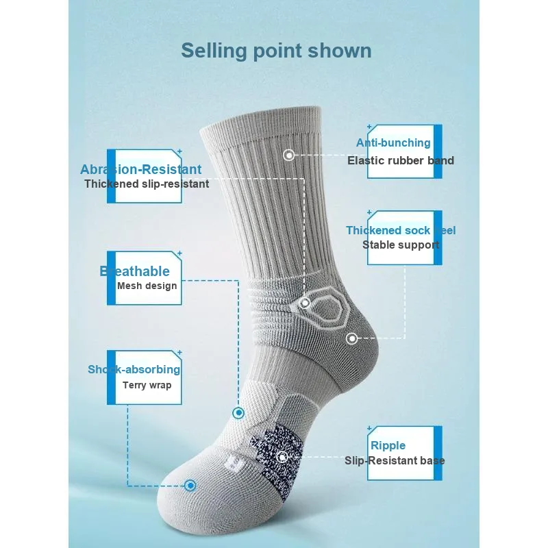 BENQU Basketball Socks Unisex 3 Pack-27