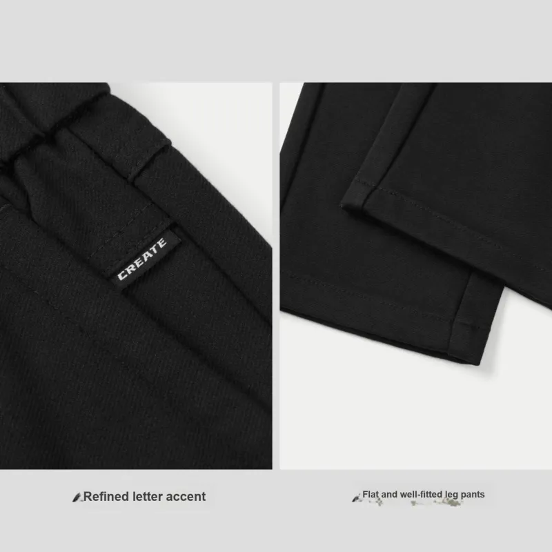 HLA Casual Pants Men Black BW-3