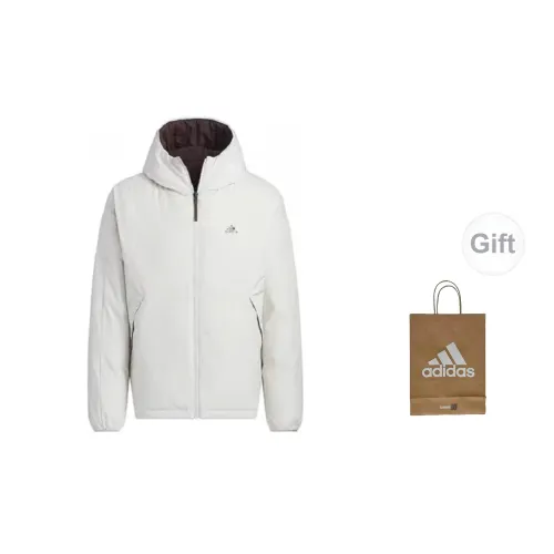 Adidas Down Jackets Men Off White+Gift Bag