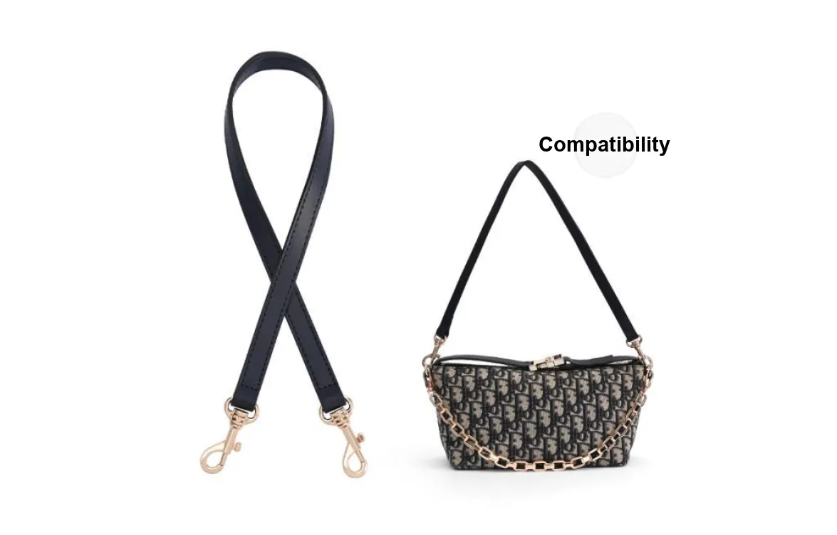 Lan Bao Fan Cow Leather Water-Resistant Interior Pocket Lining Original Shopping Bag And Sticker Women's Black