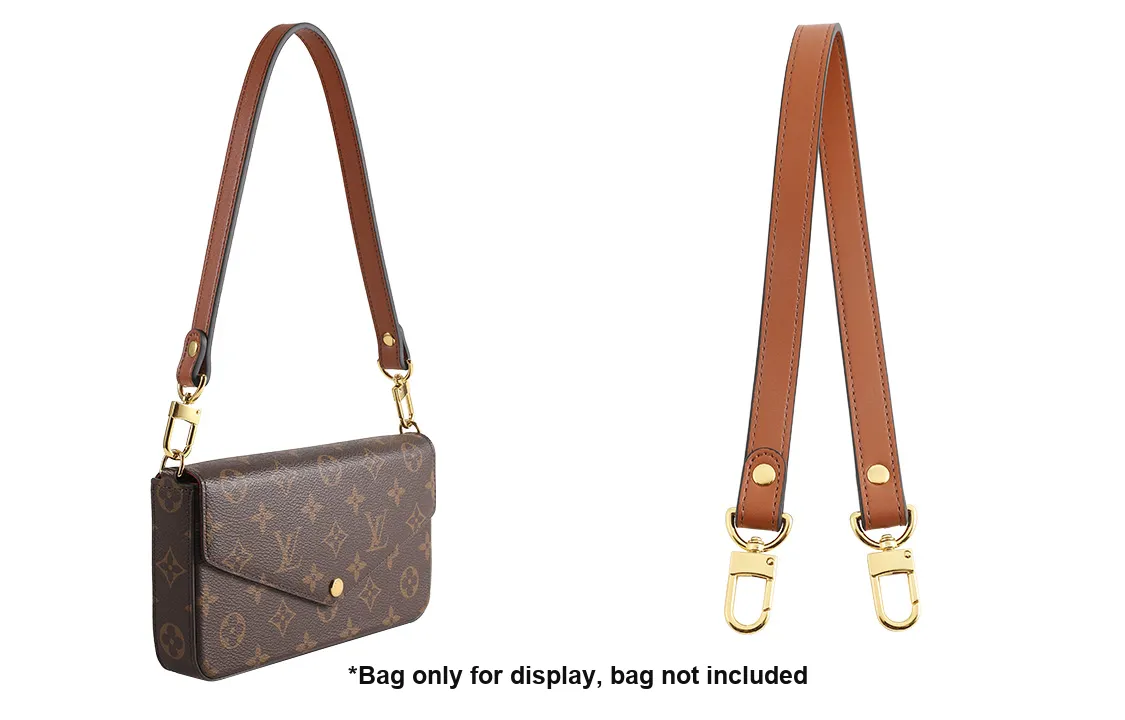 Luxury Care Artisan Workshop Microfiber Bag Strap Women's Brown/Pink/Black