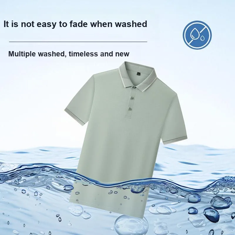 Red bean Polo Shirts Men-14