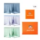 Gray Blue+Light Blue+Mint Green
