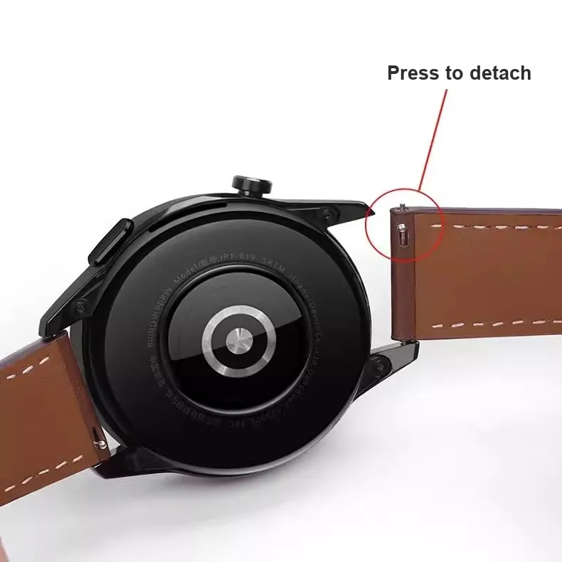 IWabcertoo Huawei Compatibility Watch Band 190MM Cowhide Leather Material-21