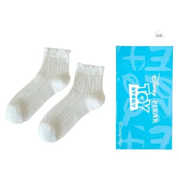 Disney Mid Calf Socks Women's Shopping Bag Combo Set