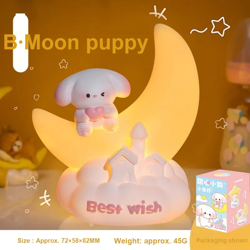 TLIT Romantic Capybara Cup Fan Puppy Night Light Box-5