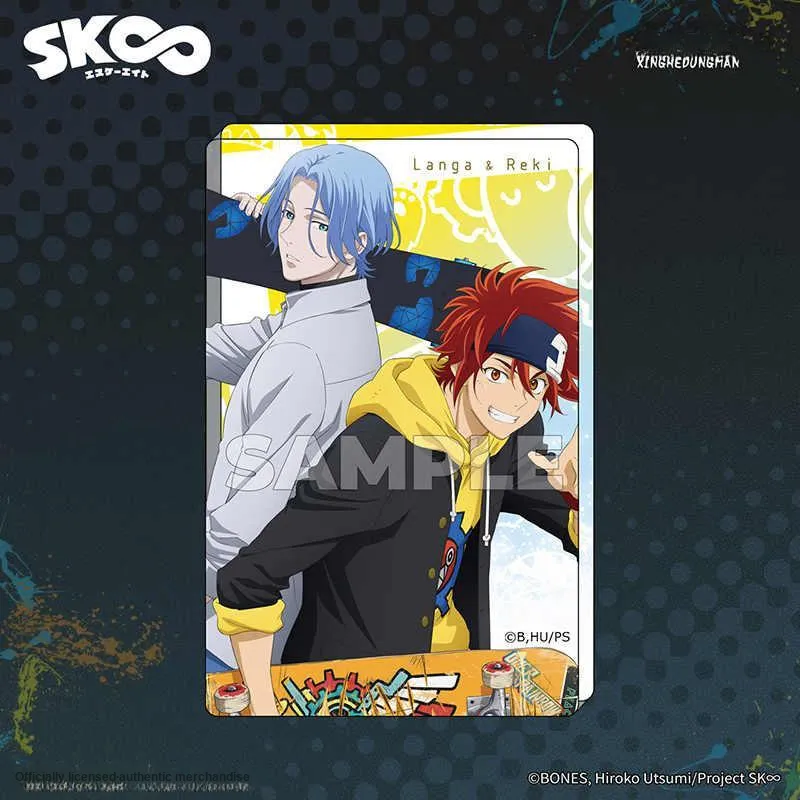 Xhdm SK∞ X House Wuli SK∞ Chih River Blue Garland SK8 The Infinity, Skateboard Collection Acrylic Stands-2
