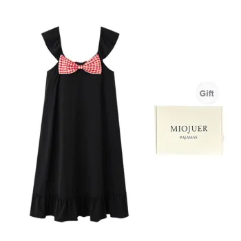 MIOJUER Nightgown Women's Gift Box Set Black