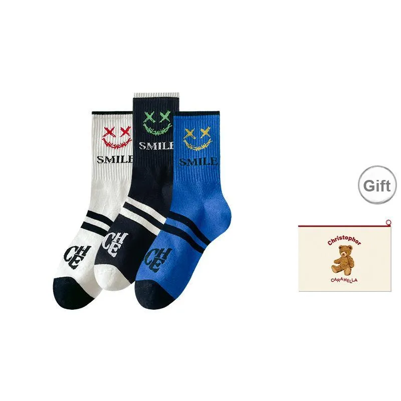 Caramella Mid-Calf Socks Men's Shopping Bag Combo Set-17