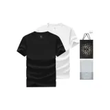 100% cotton 2 Pack (Black+White) Shopping Bag Included