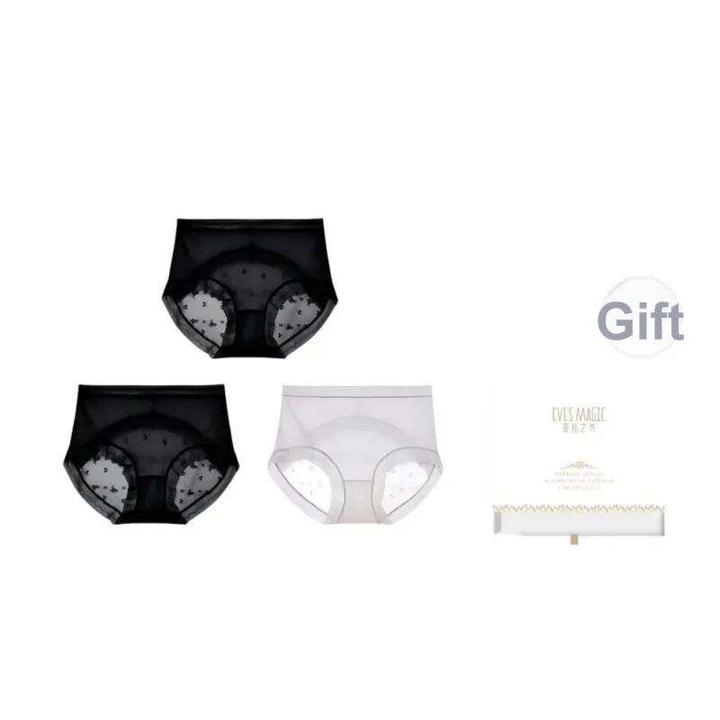 XIA.WA.ZHI.XIU Underpants Women's Shopping Bag 3 Pack-9