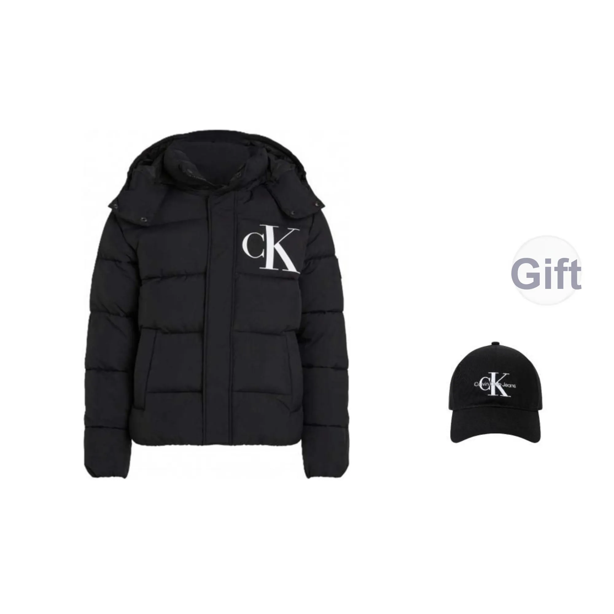 CALVIN KLEIN Jackets & Coats Unisex Black
