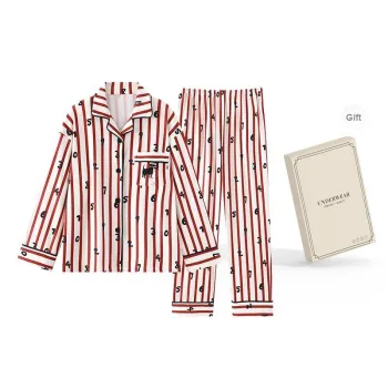 O'MESIK Pajama Set Women's Gift Box Set Red