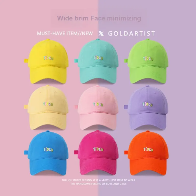 Gold Artist Cotton Baseball Caps Unisex-3