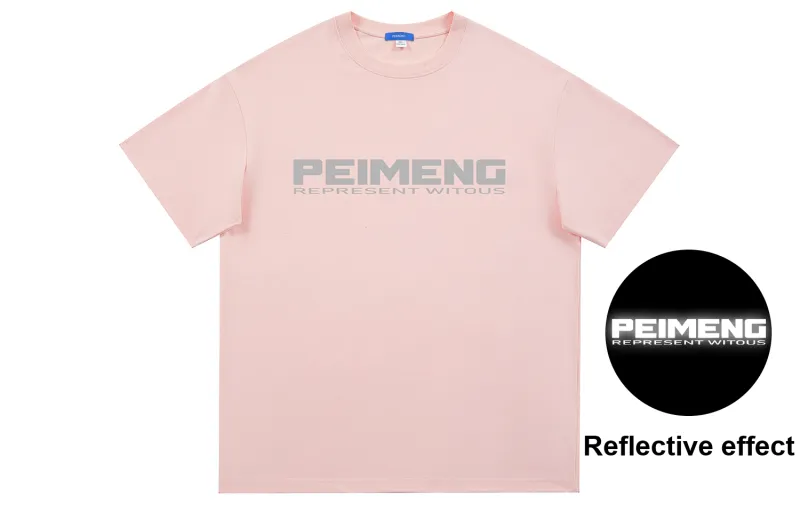 PEIMENG Short Sleeved T Shirts Unisex Comes With Necklace-39
