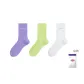 3 Pack: White/Purple/Light Green