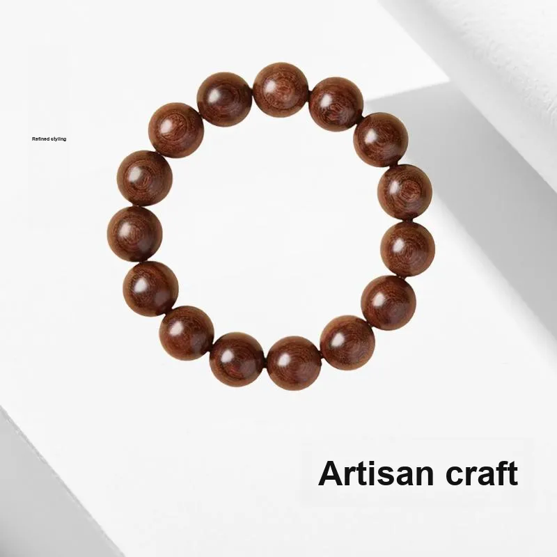 Blooming Petals Golden Sandalwood Bracelets Unisex-2