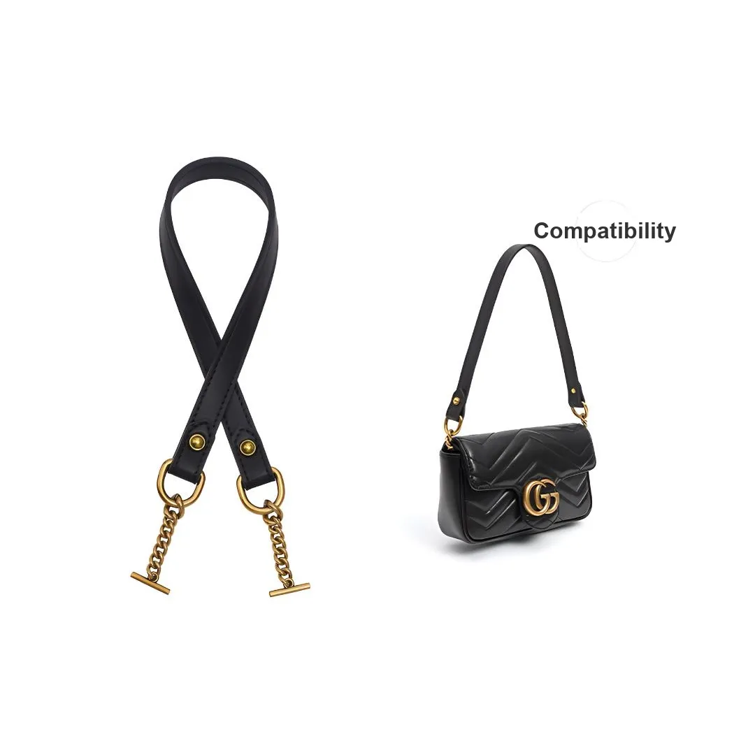 Lan Bao Fan Коровья кожа Медный ремень для сумки Женские Черный белый Два тона