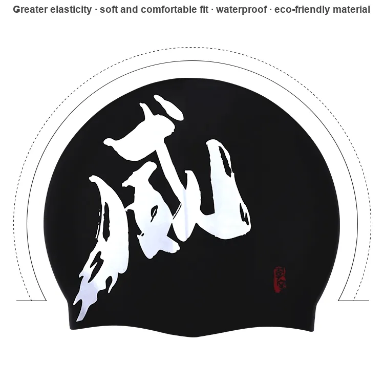 LiNing Swimming Caps Silicone Unisex-1