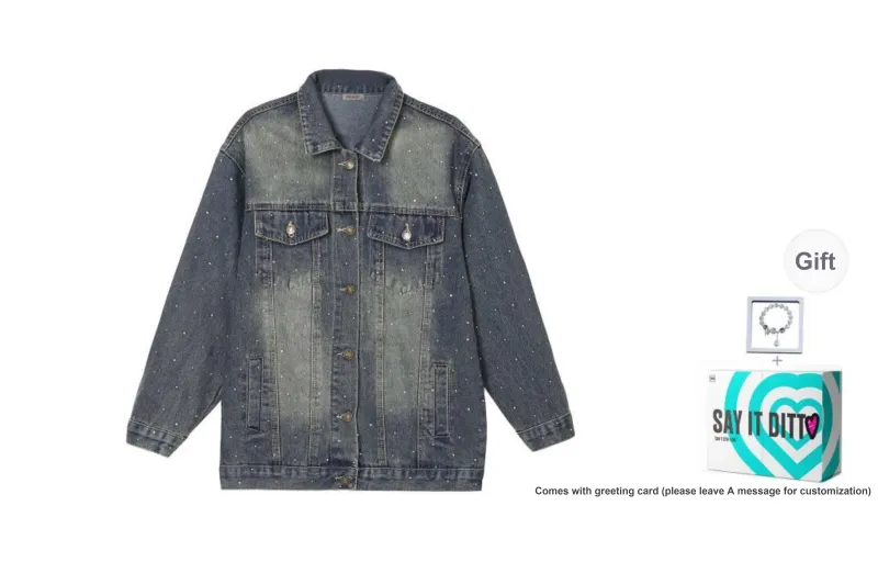 TORIGHT Denim Jackets Women's-6