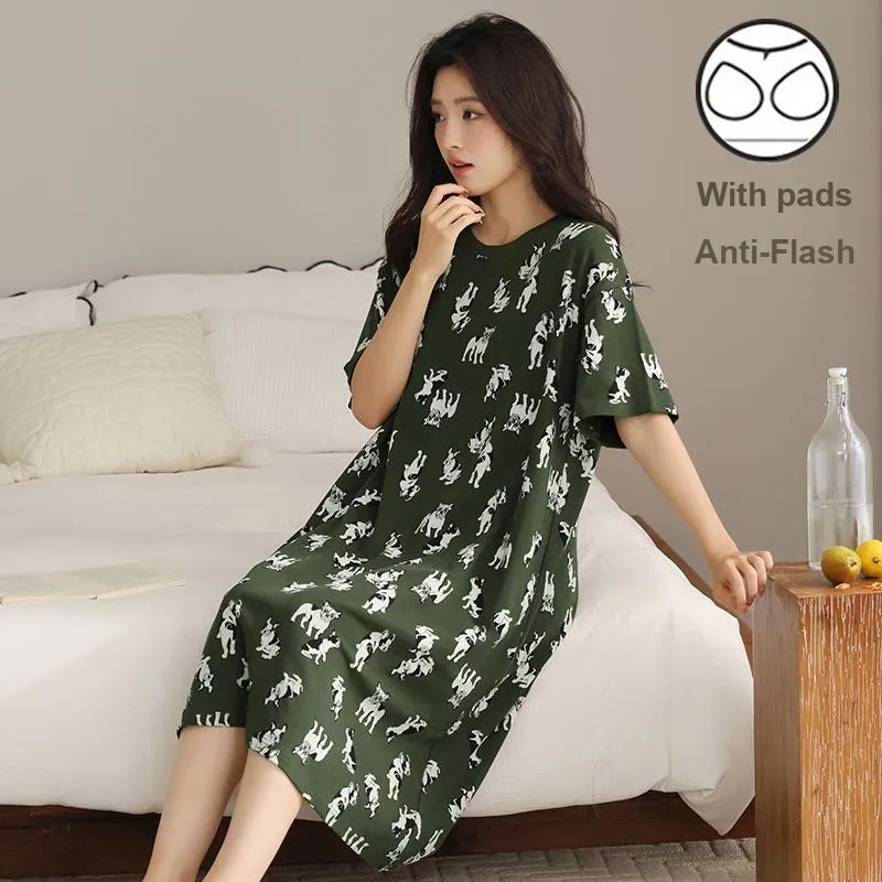 GOSO Nightgown Women's Army Green-5