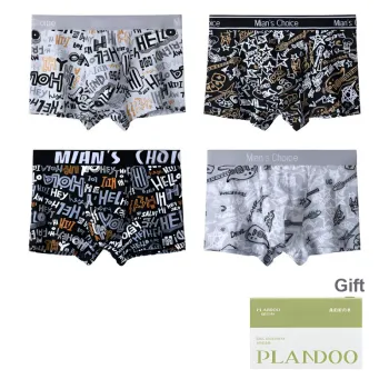 PLANDOO Underpants Men's 4 Pack