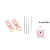 Pink Gold Tone Buckle-Abrasion-Resistant Buckle