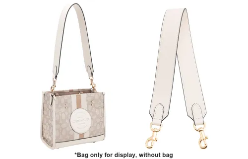 Luxury Care Artisan Workshop Shoulder Strap Bag Off White 3.8cm Wide Shoulder Straps