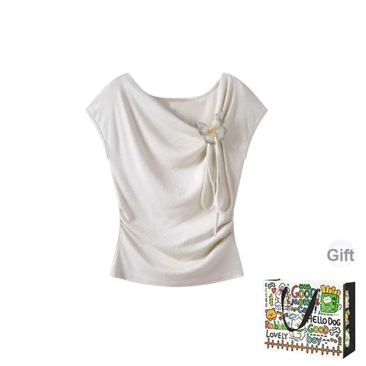 OURUOKE T Shirts Women's-6