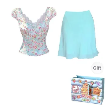 WOWI Two Piece Skirt Sets Women's