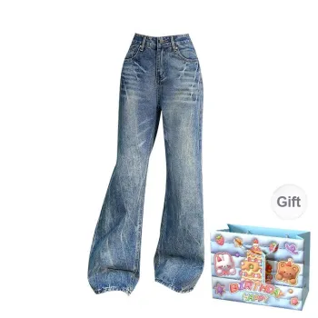 QUIET ANGEL Jeans Women's Blue Shopping Bag Included