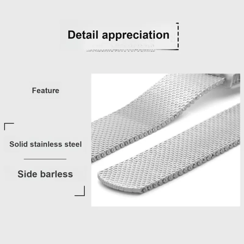 SHIRUI Breguet Phénix Hand Compatibility Watch Band 125 Stainless Steel Material-6