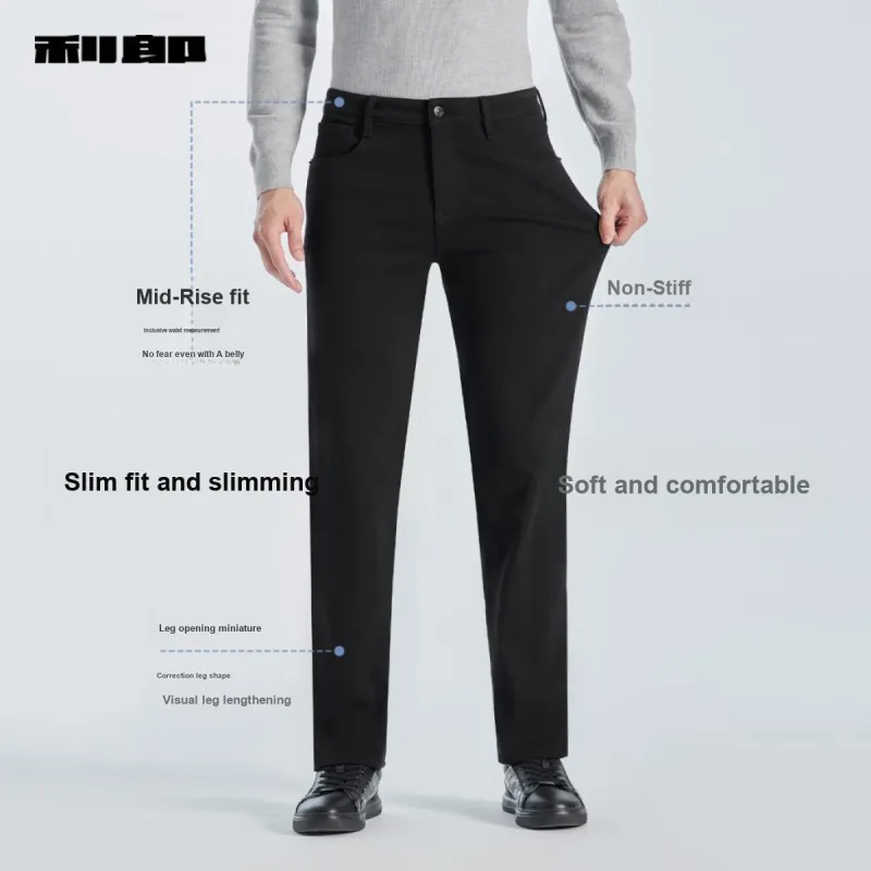 LESS IS MORE Jeans Men's Denim Black-4