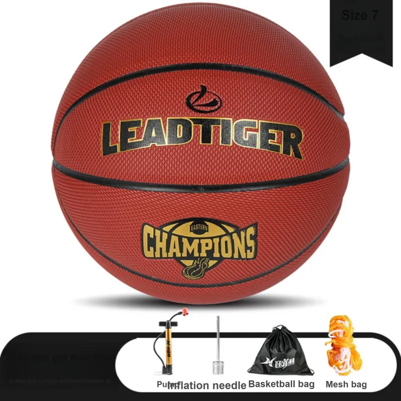 Leading The Way PU Basketball Brown Size 7 Training Unisex-9