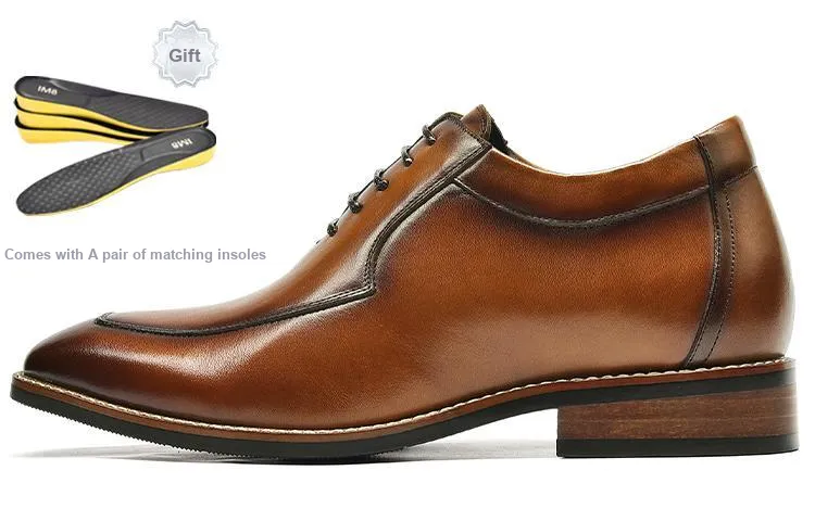 1M8 Dress Shoes Men Low Top Black/Brown-6