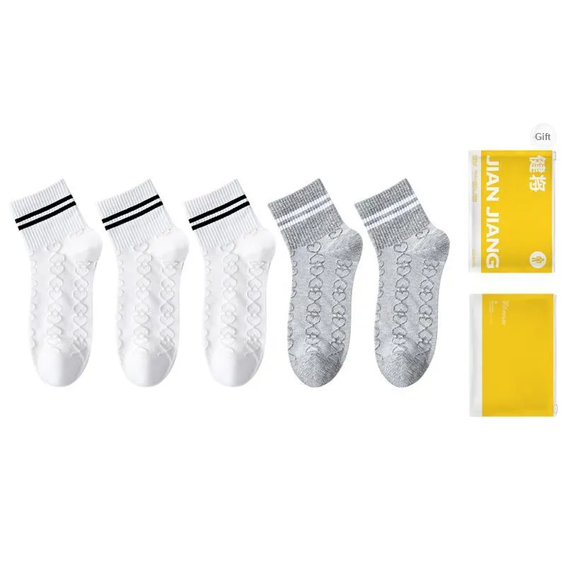 Master Mid Calf Socks Women's Shopping Bag Combo Set-15