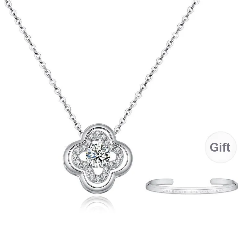 Colev Kie S925 Silver Necklaces Women's Silver-0