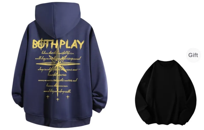 BOTH PLAY Sweatshirts Unisex-30