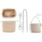 City17 Three-Piece Set[Beige Felt Liner+Four-Leaf Clover+Decorative Chain]