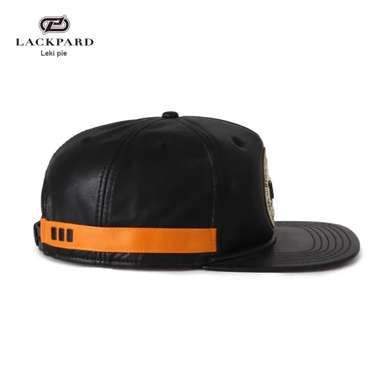 Lackpard Artificial Leather Baseball Caps Unisex-4