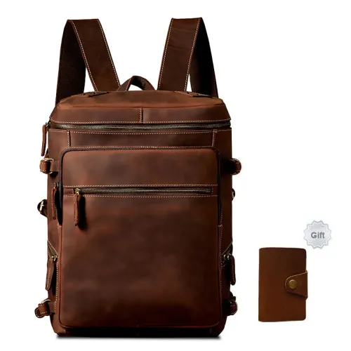 Simple & Nature Backpacks Dark Brown