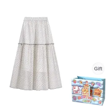 TWOPLUMGIRLS Casual Long Skirt Women's