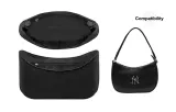 [MLB Black Underarm Bag with Black Dralon Liner]Bag Not Included