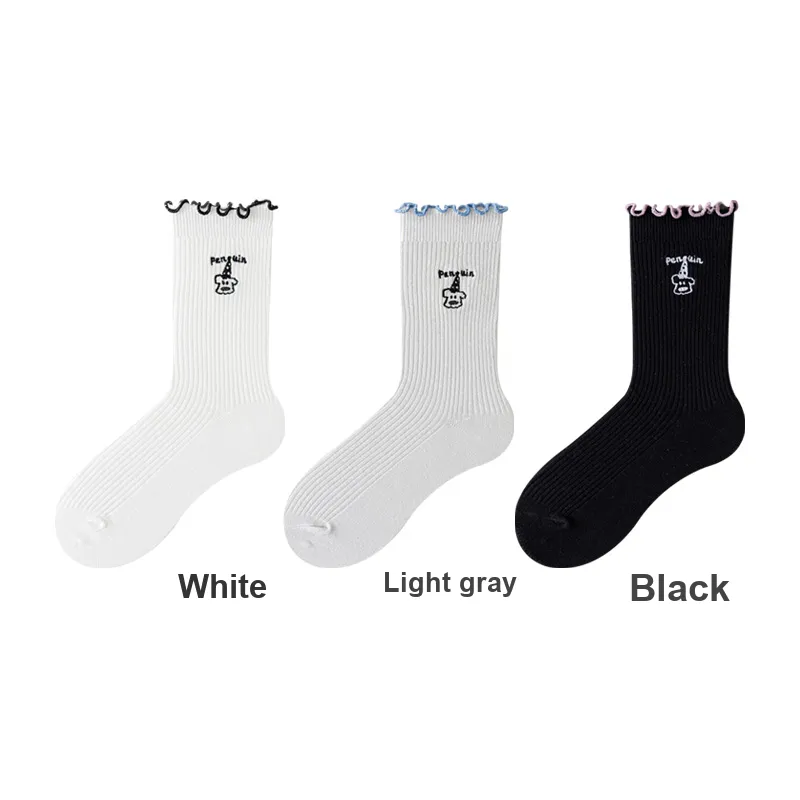H YXIANG Mid Calf Socks Women's Combo Set-5