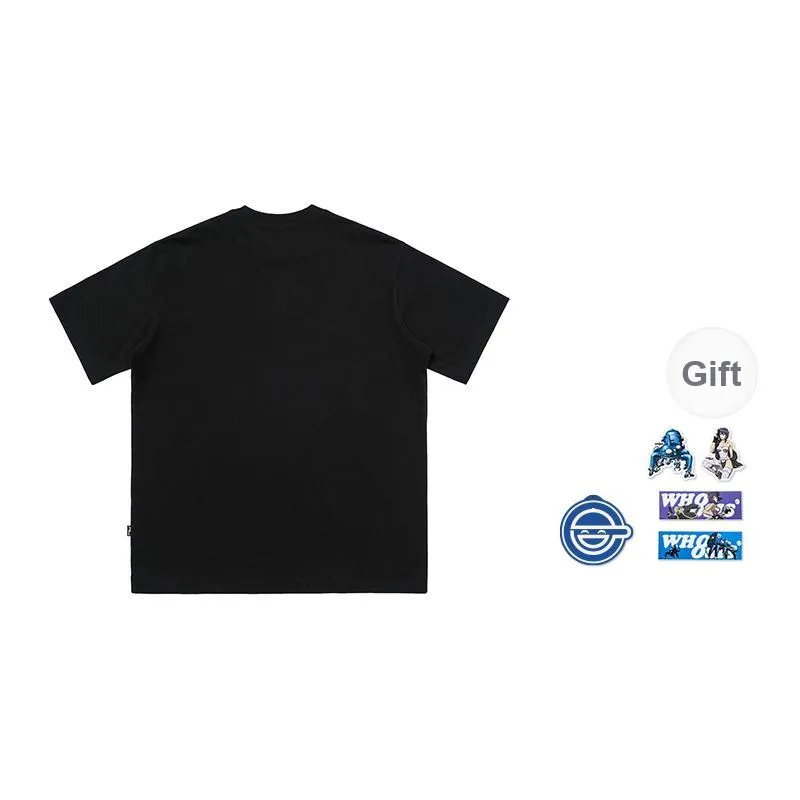 WHOOSIS X Ghost In The Shell, Collaboration T Shirts Unisex-1