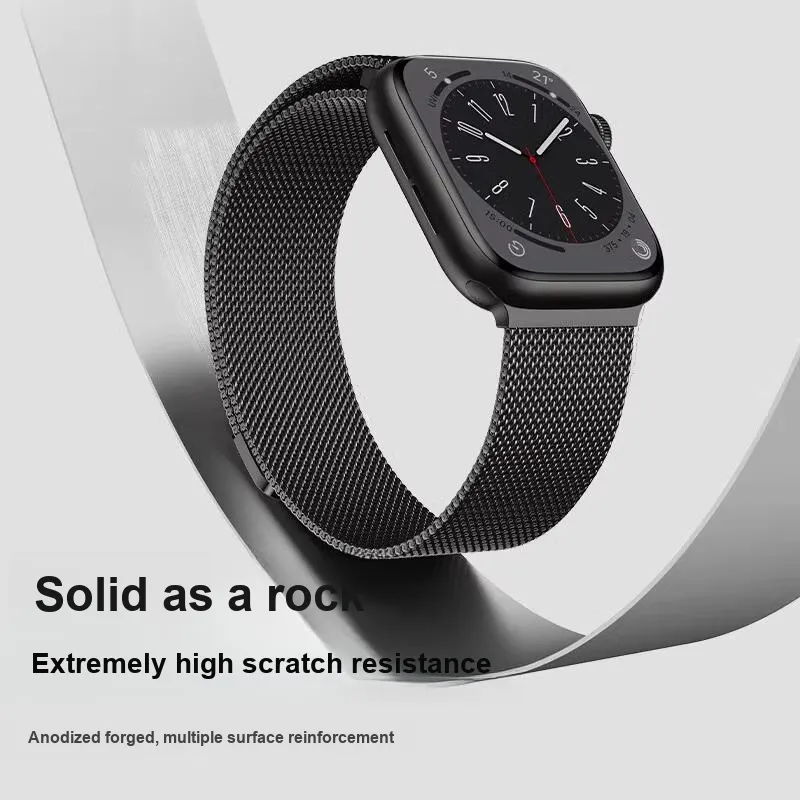 PULAISI Apple Compatibility Watch Band 200mm Stainless Steel Material-2