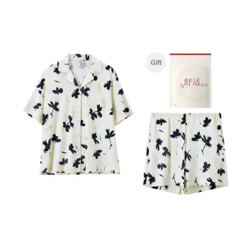 Red Beans At Home Pajama Set Women's Chinoiserie